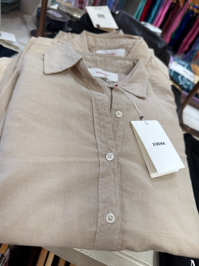 Xirena Beau Shirt - parchment