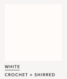 Acacia Swimwear Faera Crochet Bottom | White