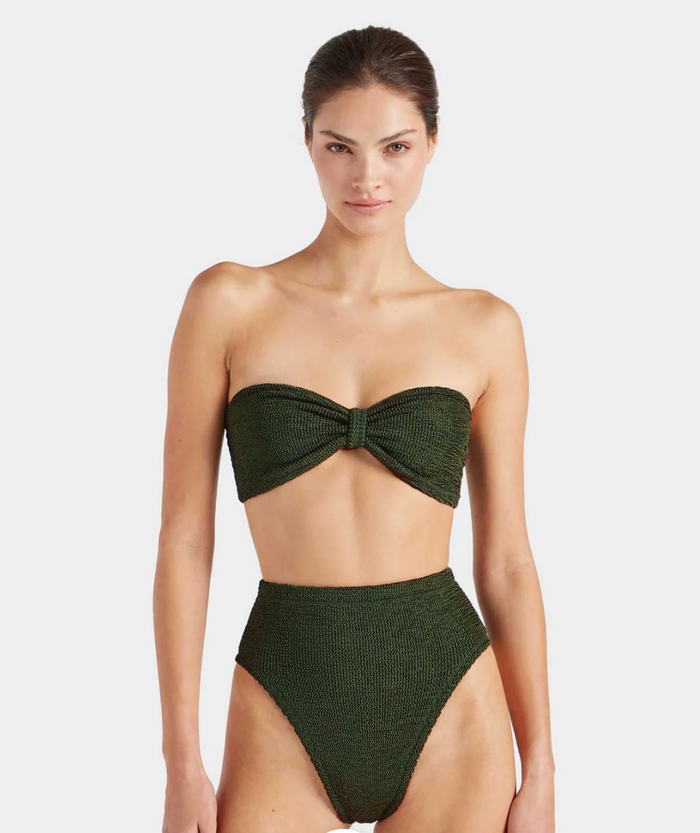 Hunza G Ruby | metallic khaki