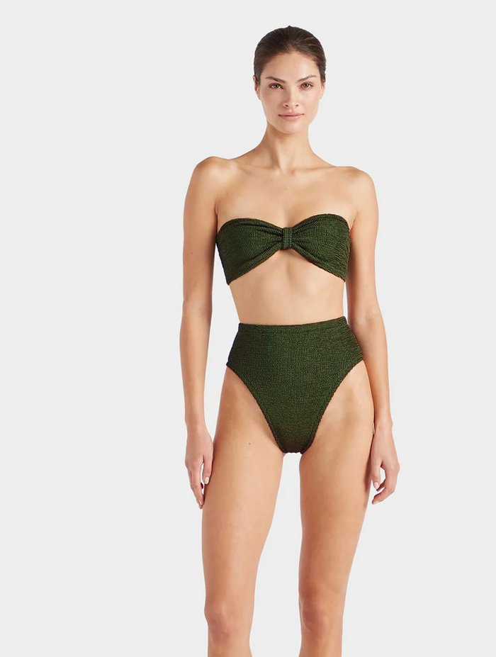 Hunza G Ruby | metallic khaki