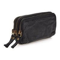 Campomaggi small three zipper bag