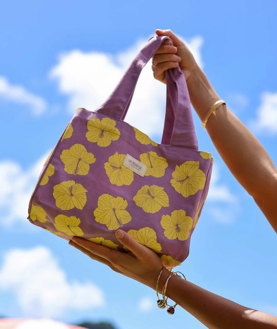 Tag Aloha organic mini bag- hibiscus lemonade
