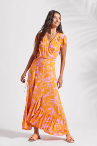 XIX Palms Wrap dress