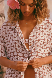 Benoa Swim Aloha Shirt Dress | Cowrie Basket