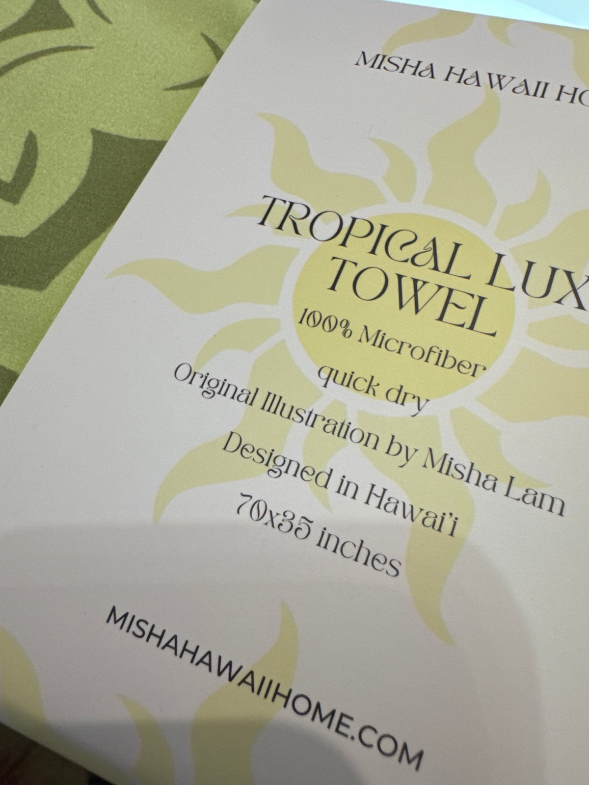 Misha home luxe towel