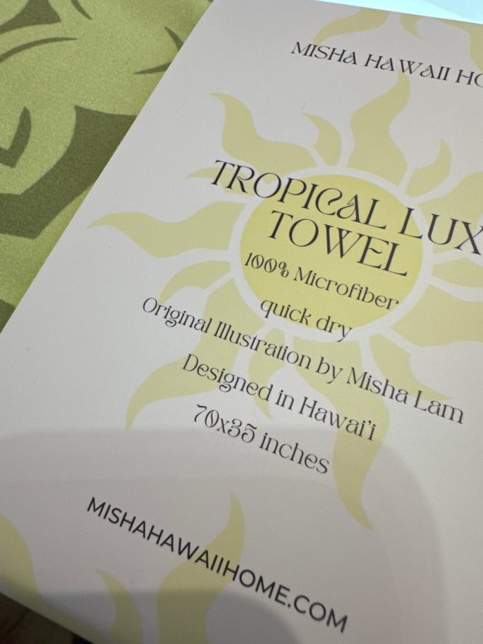 Misha home luxe towel