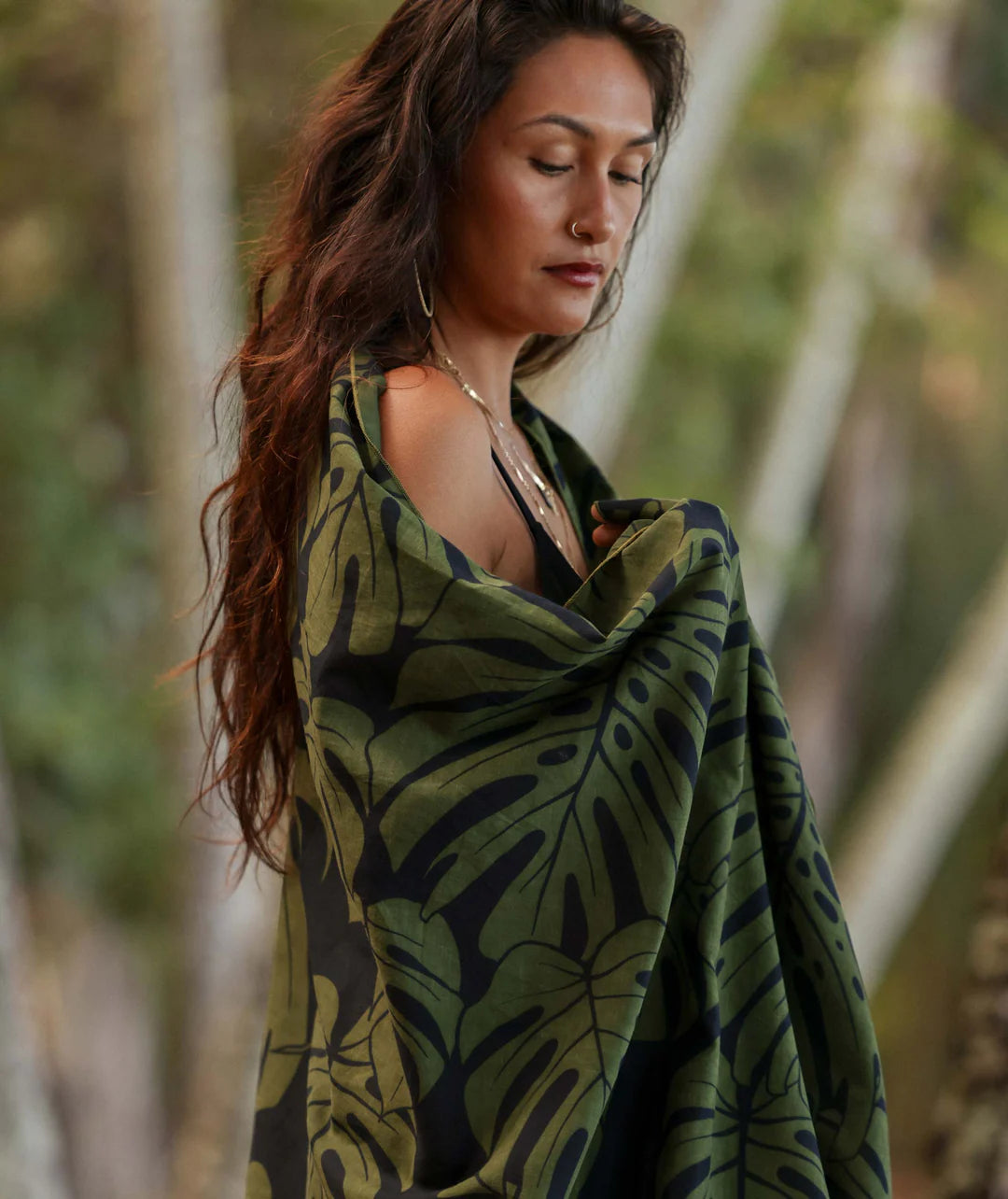 Tag Aloha Organic Pareo | Monstera