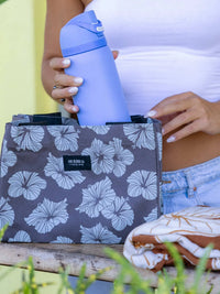 Tag Aloha organic mini bag-  Midnight Hibiscus