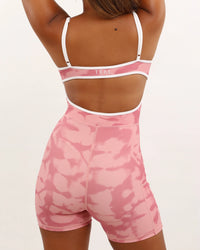 Active by TEAL - Kayla Jumpsuit / Pink Shibori
