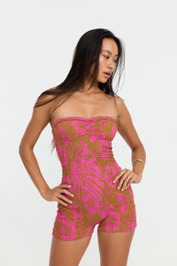 Benoa Swim Serena Romper | Garden