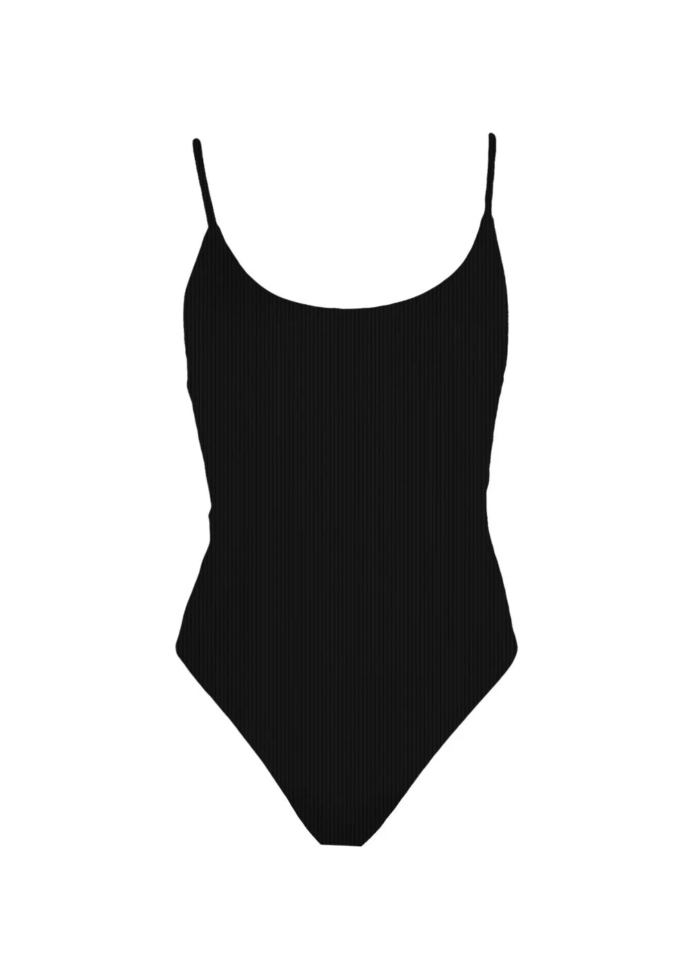 Mai baja bodysuit Black// ribbed