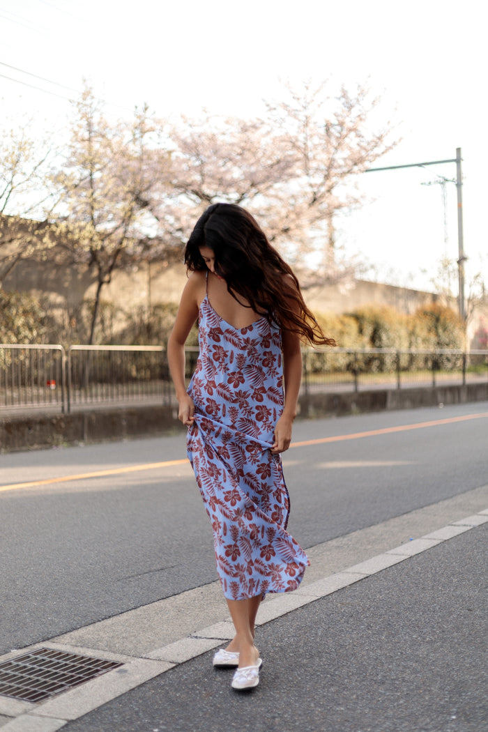 Mai Aria Dress Maxi | blue oasis