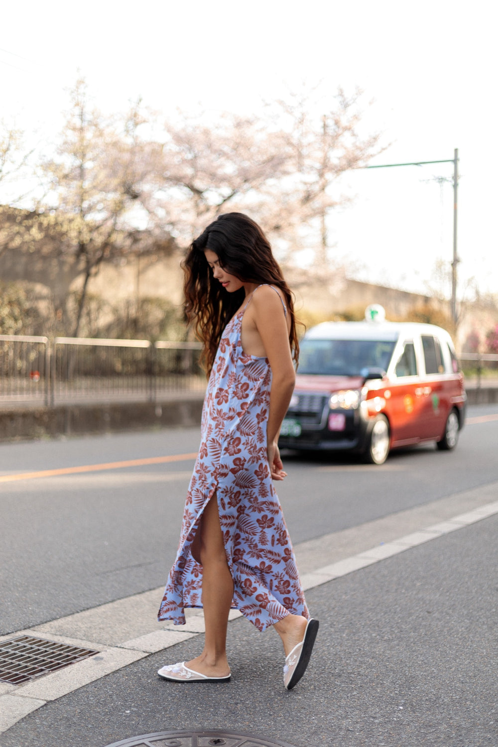 Mai Aria Dress Maxi | blue oasis
