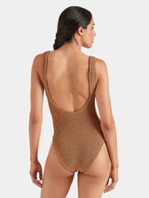 Hunza G Domino One Piece |Metallic Cocoa