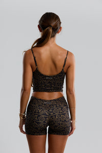 Benoa Swim Everywhere Tank Brown Batik