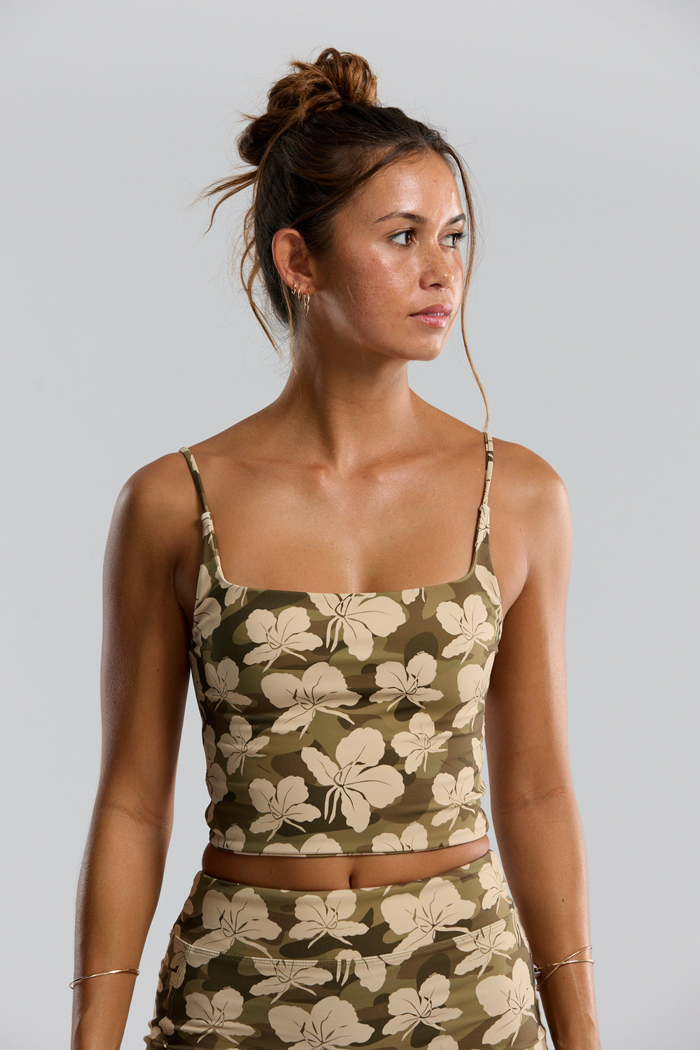 Benoa Swim V-Back short Camo Ginger