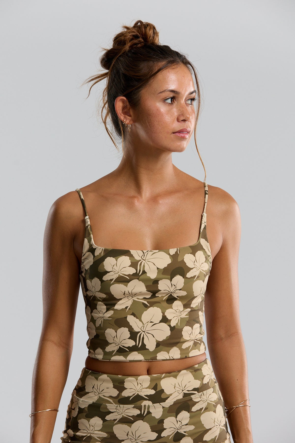 Benoa Swim V-Back short Camo Ginger