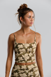 Benoa Swim Everywhere Tank Camo Ginger