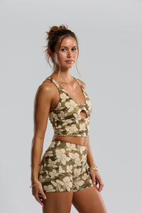 Benoa Swim 2.5 Booty Short Camo Ginger