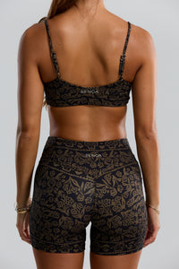 Benoa Swim Sprots Bra Brown Batik