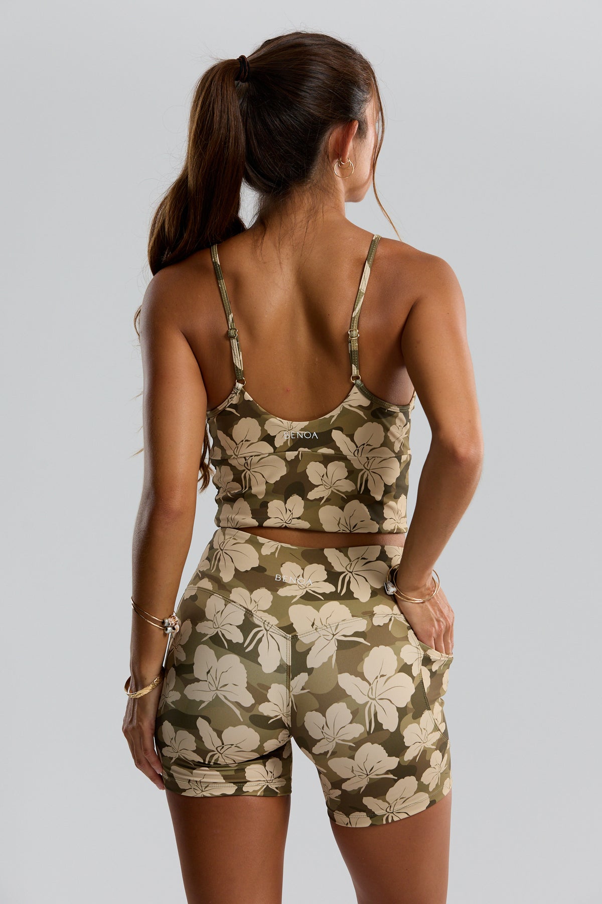 Benoa Swim Active Tank Camo Ginger
