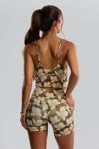 Benoa Swim 4" biker short Camo ginger