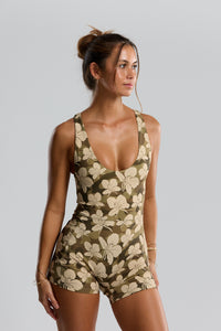 Benoa Swim Ava Romper Camo Ginger