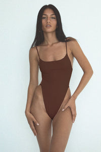 Indah DNA Bodysuit // Brown