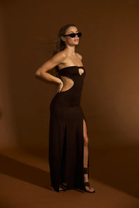 Benoa Party Girl Yasmin Dress Shaved Chocolate