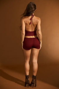 Benoa Party Girl Tanya Top- Merlot
