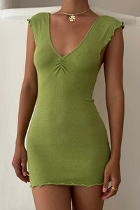 Indah Bijous Dress // green