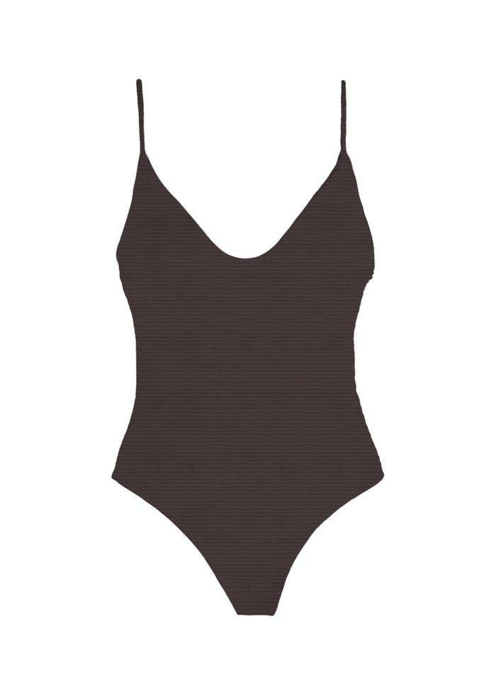 Mai Everyday Bodysuit - Raisin Scrunch