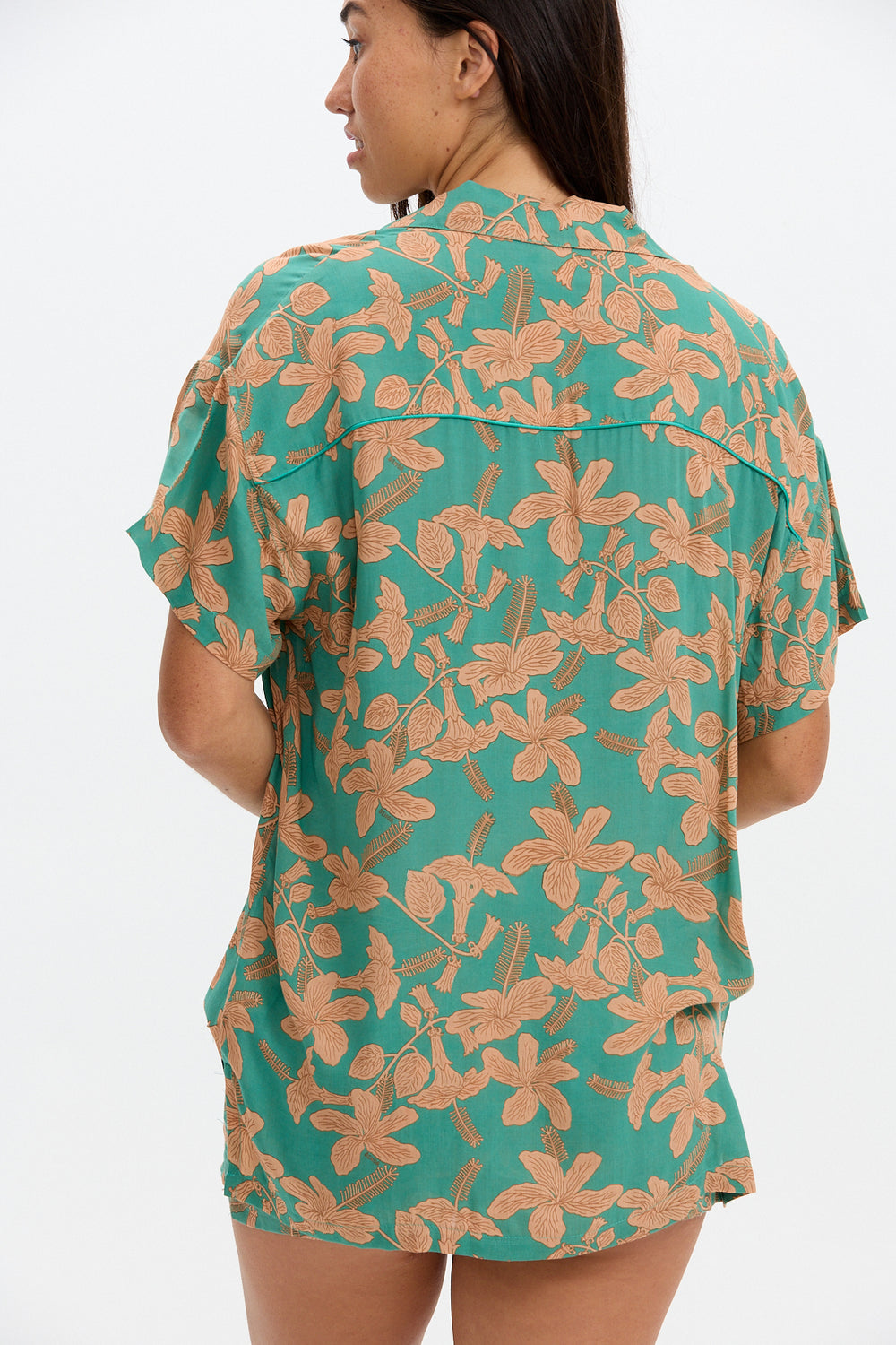 Benoa Swim Aloha Shirt Dress | Tropics