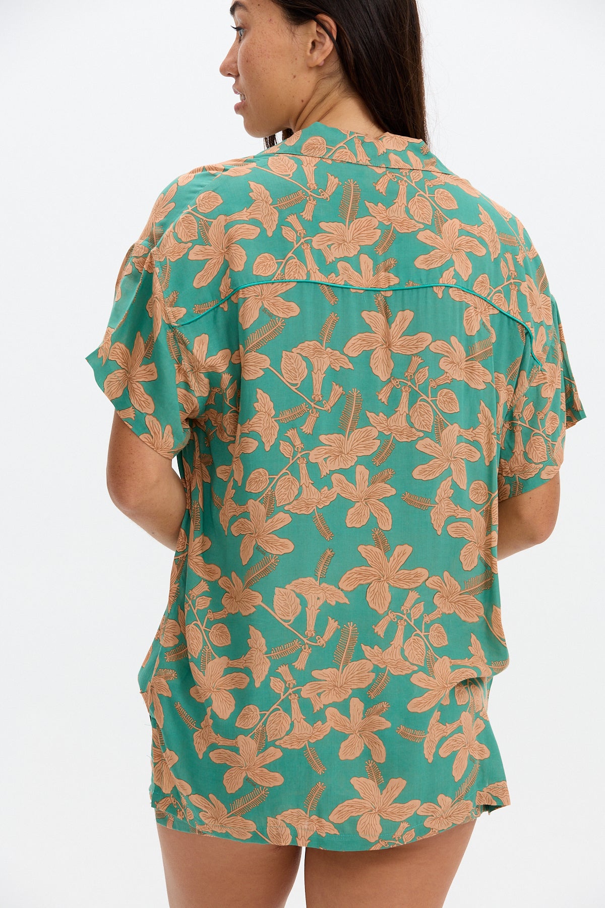 Benoa Swim Aloha Shirt Dress | Tropics