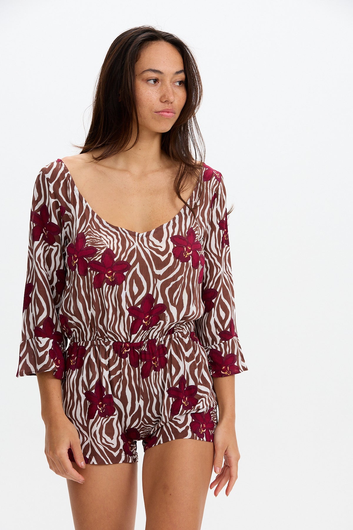 Benoa Swim Baja Romper | Diva