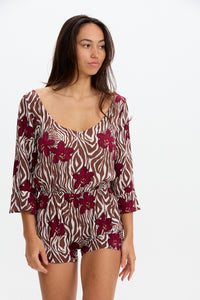 Benoa Swim Baja Romper | Diva