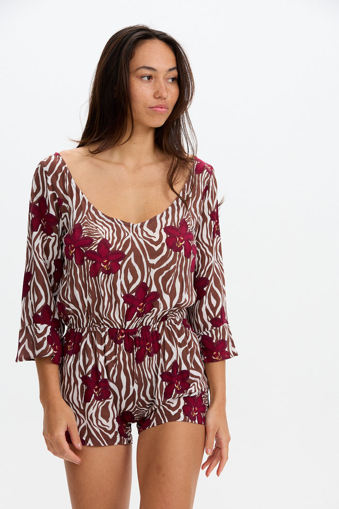 Benoa Swim Baja Romper | Diva