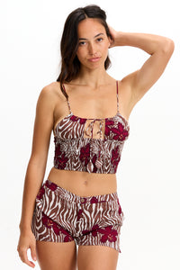 Benoa Swim Sabi Smocked Tank | Diva