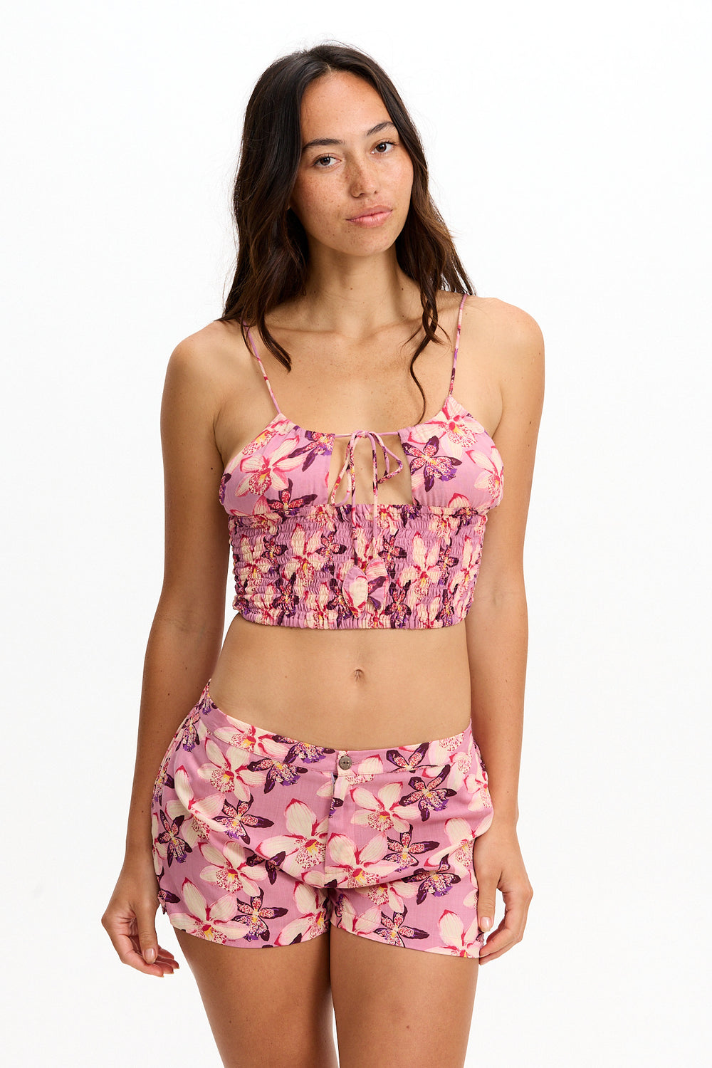 Benoa Swim Sabi Smocked Tank | Bloom