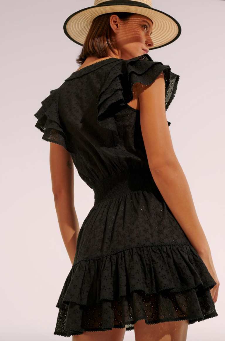 Poupette St. Barths Mini Dress Camila | Black
