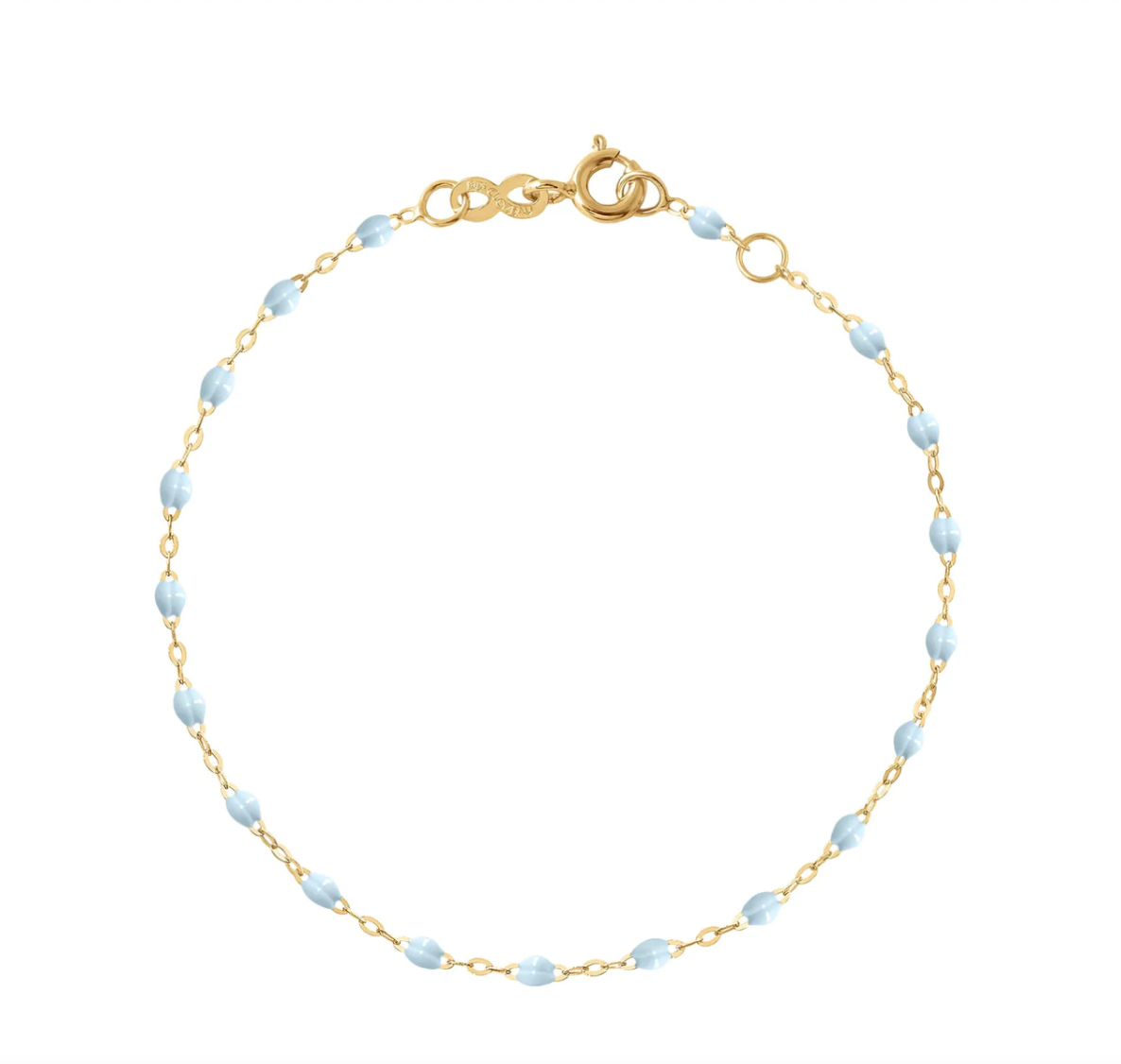gigiCLOZEAU Jewelry - classic gigi bracelet Baby Blue | 18k gold