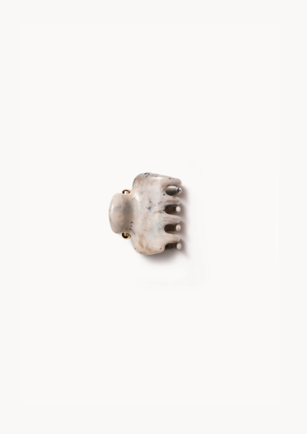 1.5" Claw clip | Grey marble