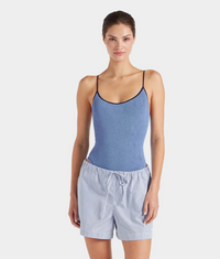 Hunza G Pamela One Piece | Cornflower/Navy