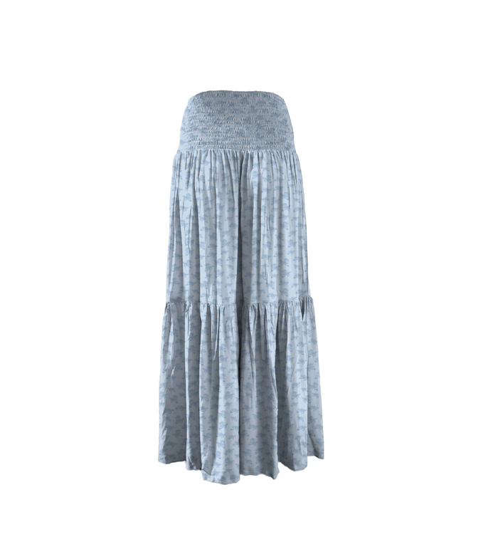 Mai India Skirt - Blue Blossom