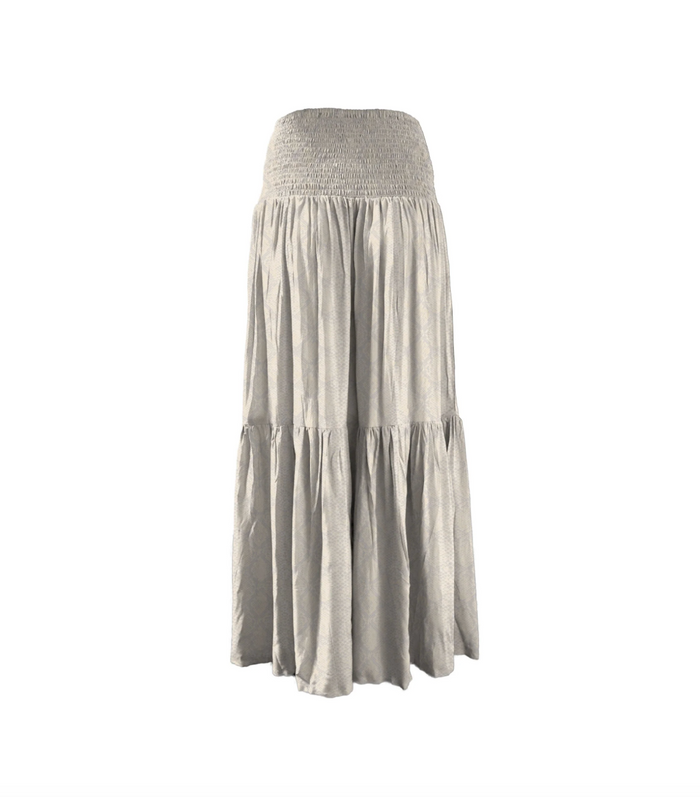 Mai India Skirt - pearl python