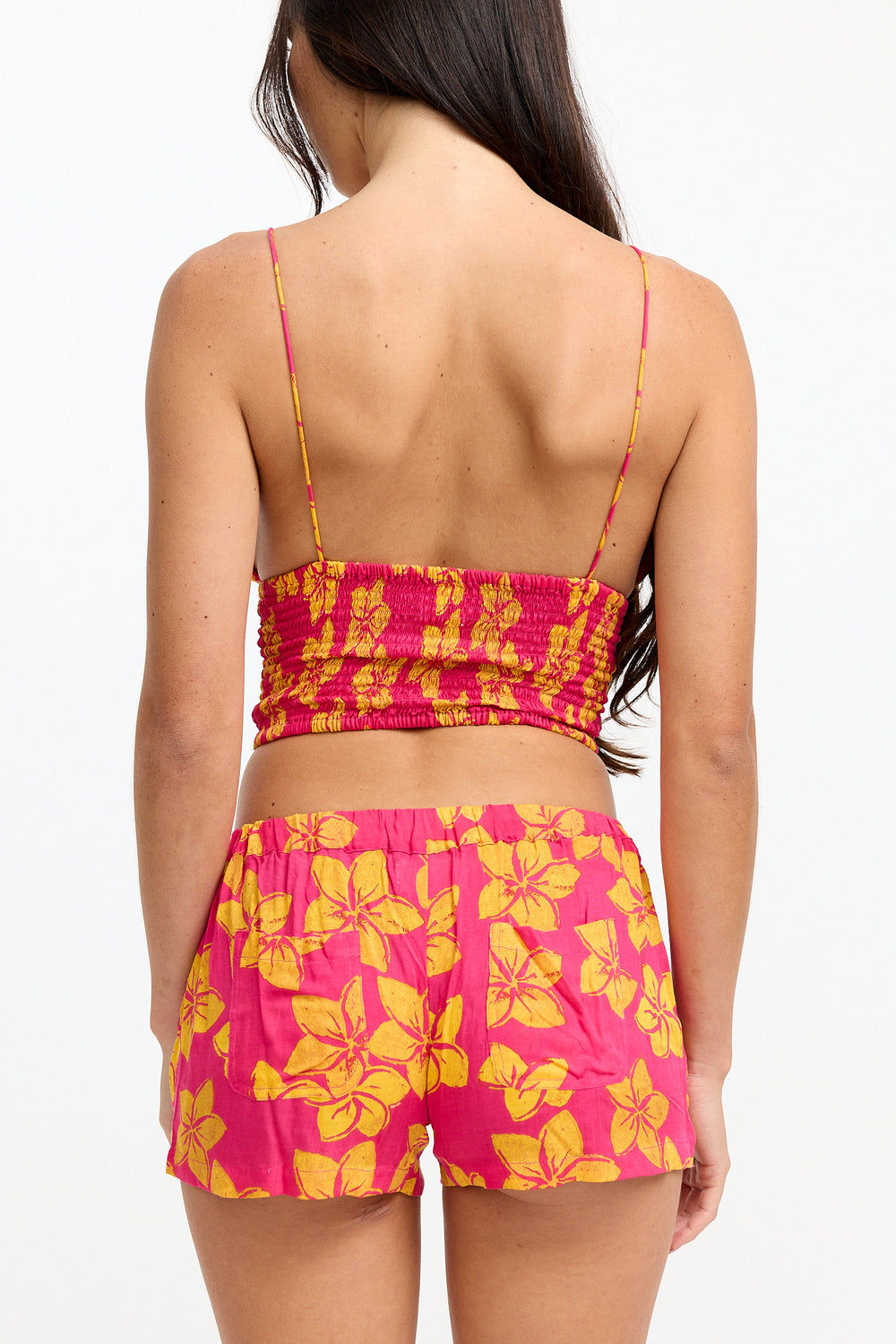 Benoa Swim Sabi Smocked Tank | spring