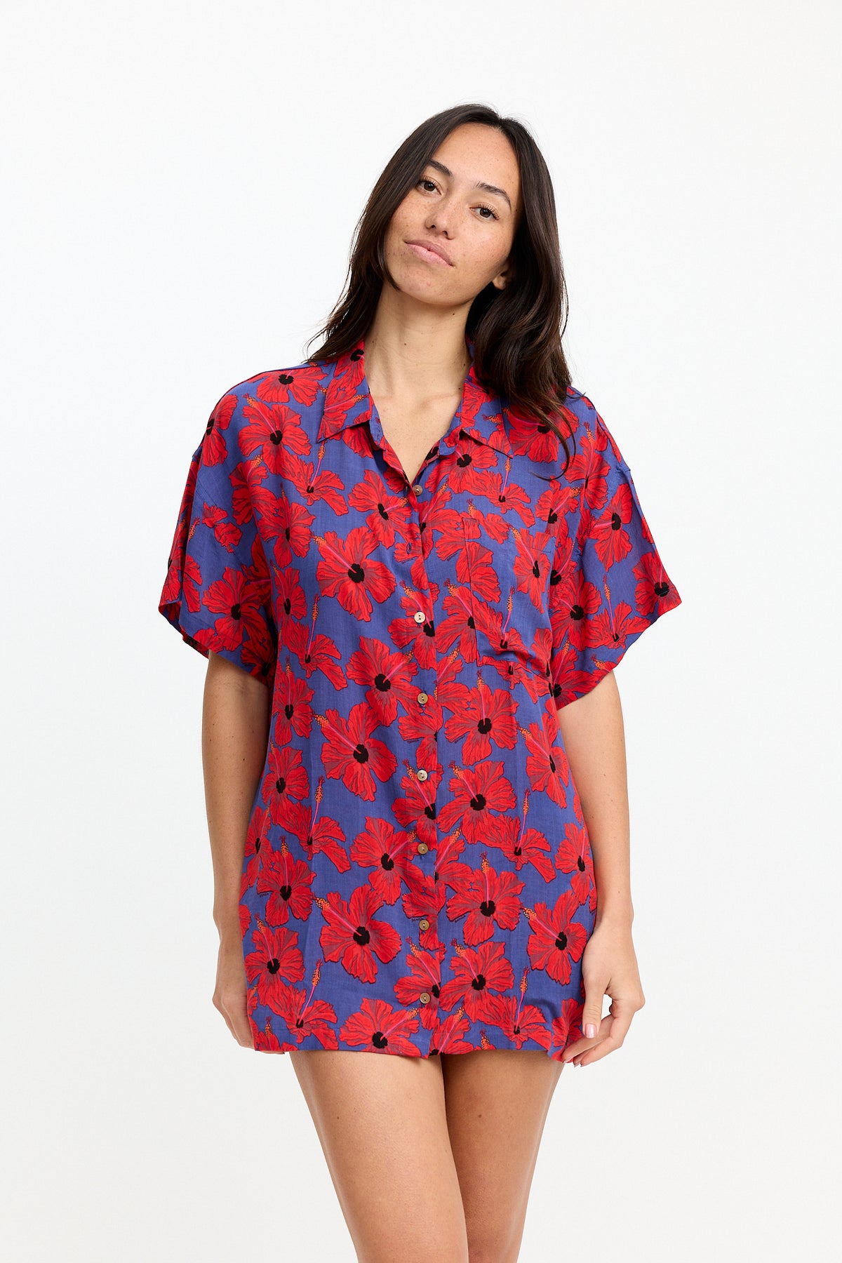 Benoa Swim Aloha Shirt Dress | Velzy