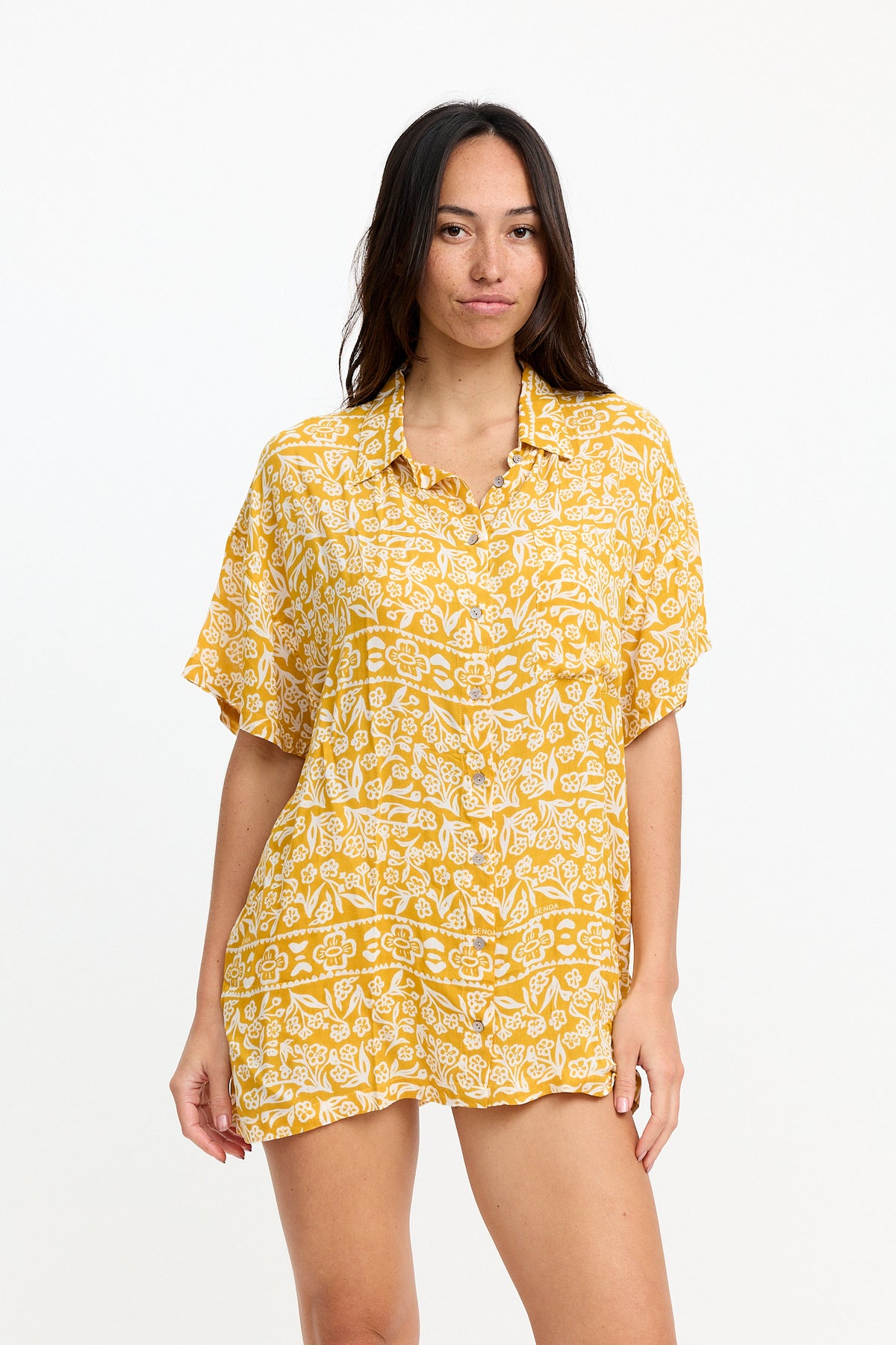 Benoa Swim Aloha Shirt Dress | Goldie