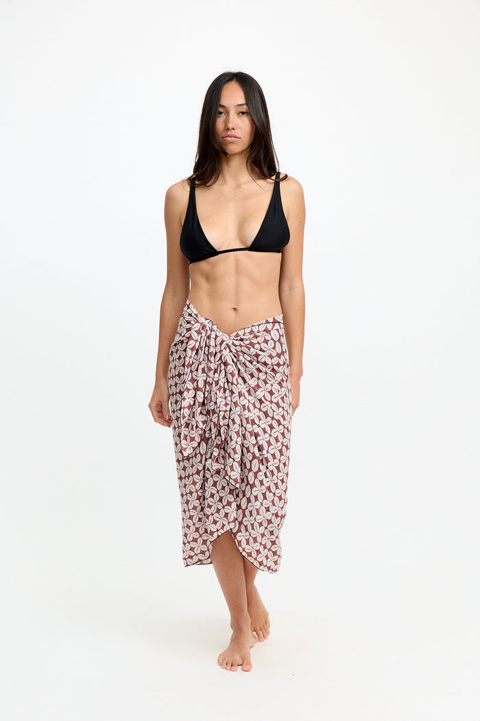 Benoa Swim Pareo | Cowrie Basket