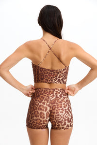 Benoa Swim Cross Back Tank Top |Sahara